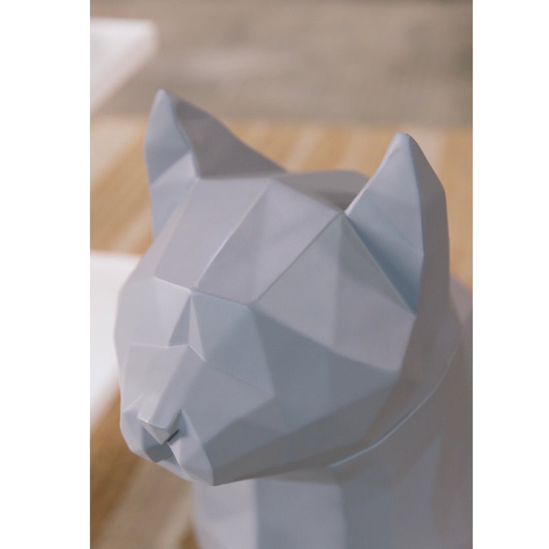 Lily Grey Cat Decor & Storage - Abstract Home Art