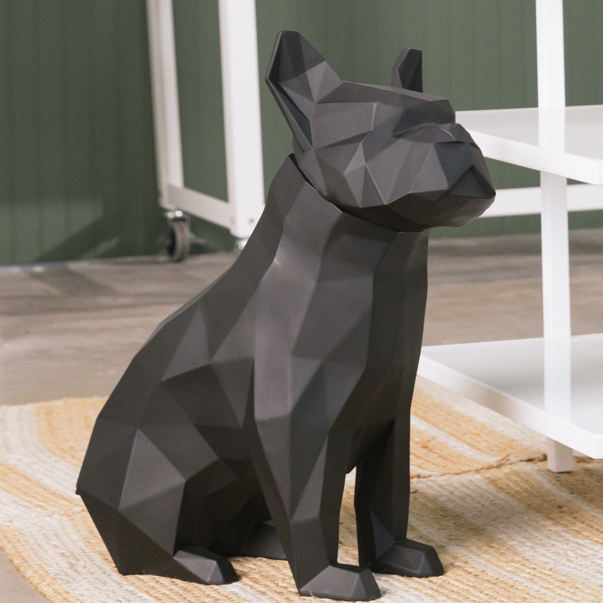 Max Black French Bulldog Decor & Storage - Abstract Home Art