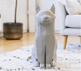 Load image into Gallery viewer, Lily - The Cat / Grey - Abstract Home Art
