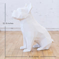 Load image into Gallery viewer, Max - The French Bulldog / White - Abstract Home Art
