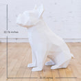 Load image into Gallery viewer, Max White French Bulldog Decor & Storage - Abstract Home Art
